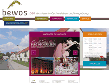 Tablet Screenshot of bewos.de